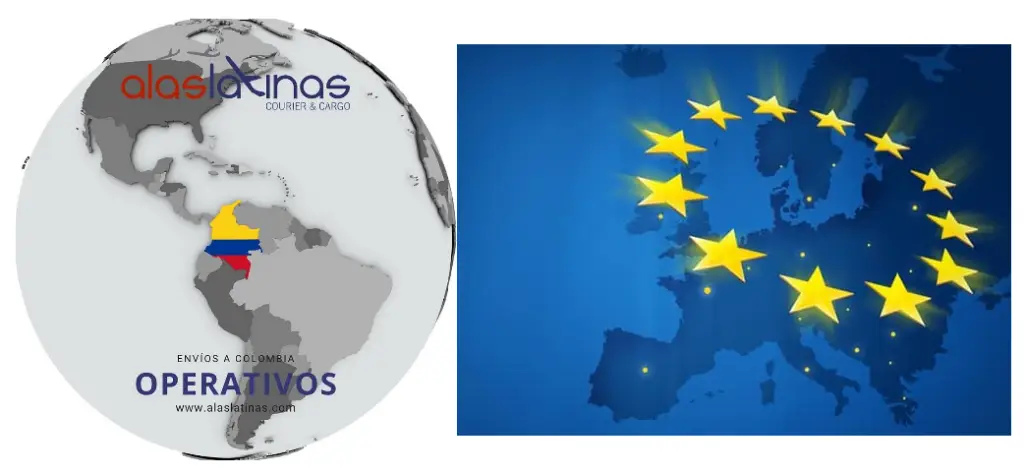 envios a colombia - partidas arancelarias