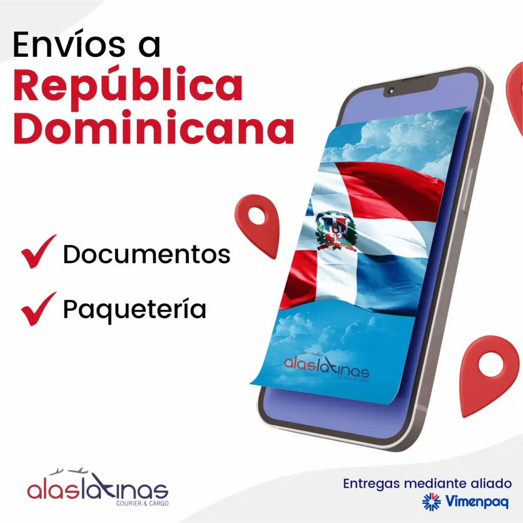 enviar documentos a República Dominicana